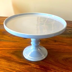 Cake stand - baby blue iridescent color by Grace Pantry